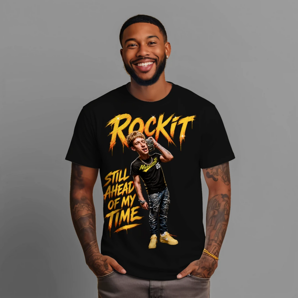 Rockit / Still ahead of my time / artist merch / T-shirt