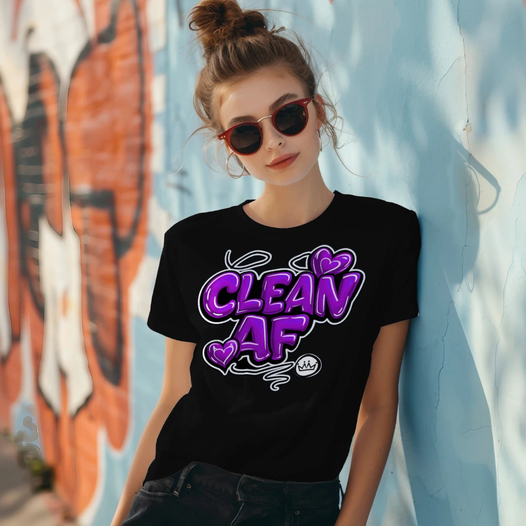 Clean AF (purple) T - Shirt
