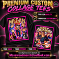 Custom Collage Graphic T-Shirt
