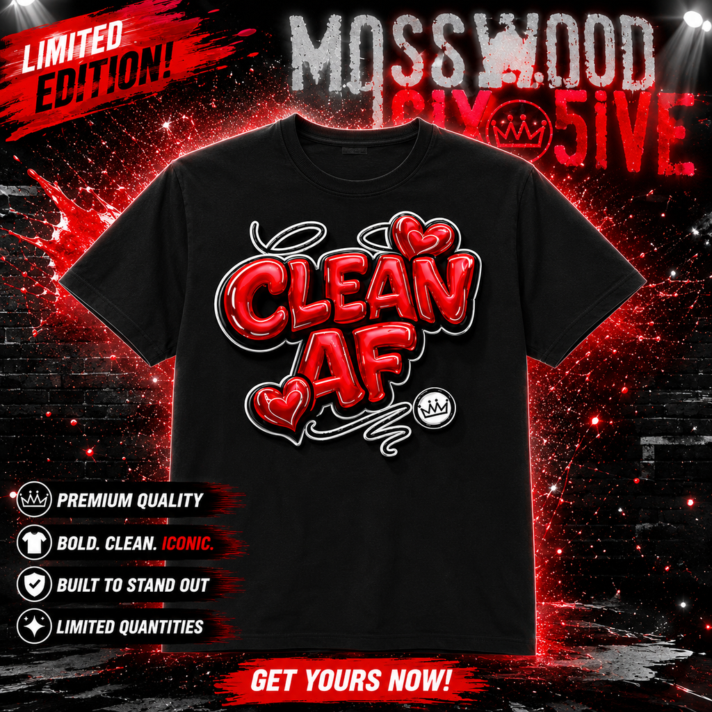 Clean AF (red) T-shirt