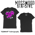 "Clean AF" T-Shirt (purple)