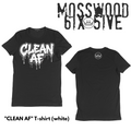 Clean AF" T-shirt (white)