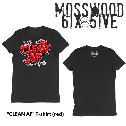 Mosswood 6ix 5ive "CLEAN AF" T-shirt