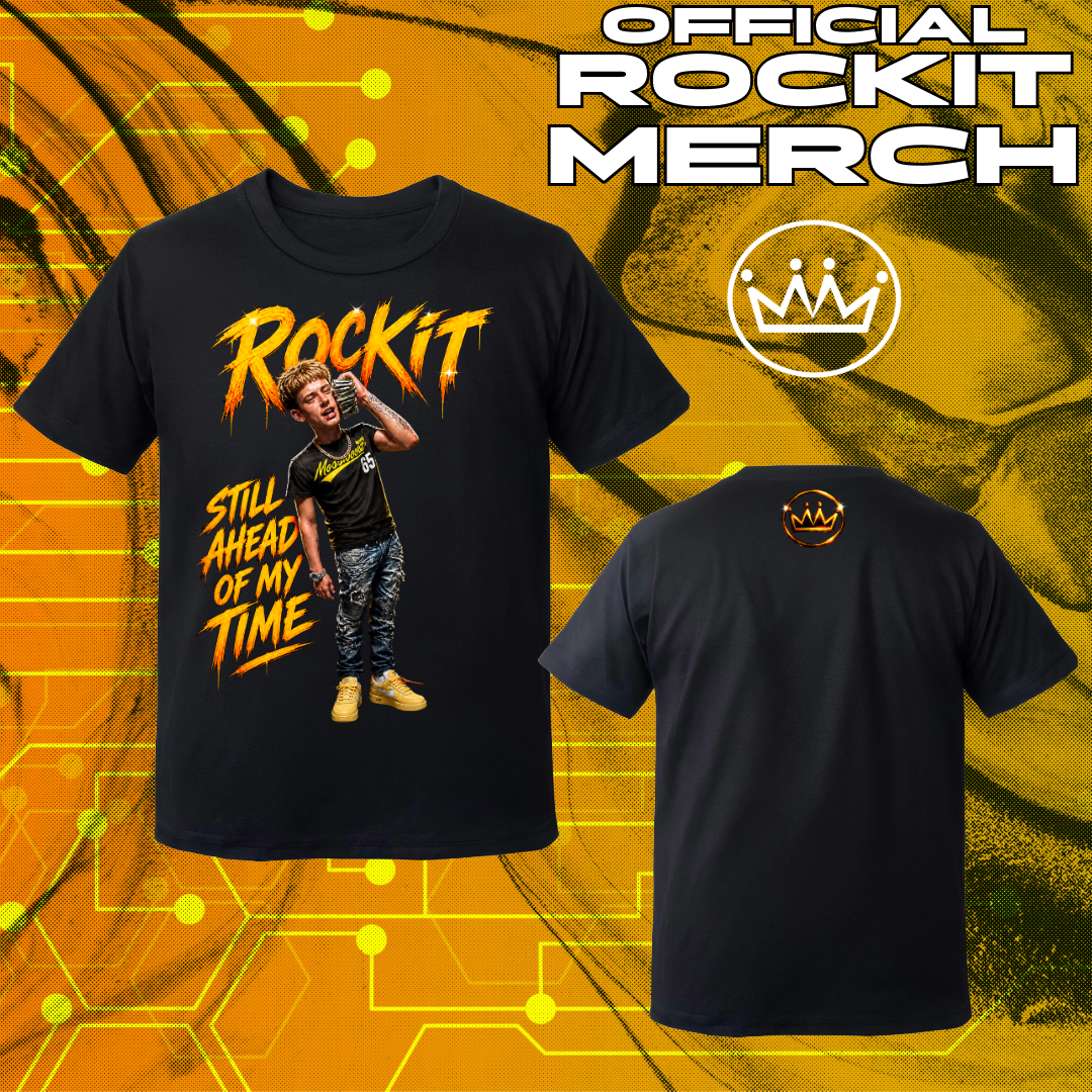 Rockit / Still ahead of my time / artist merch / T-shirt
