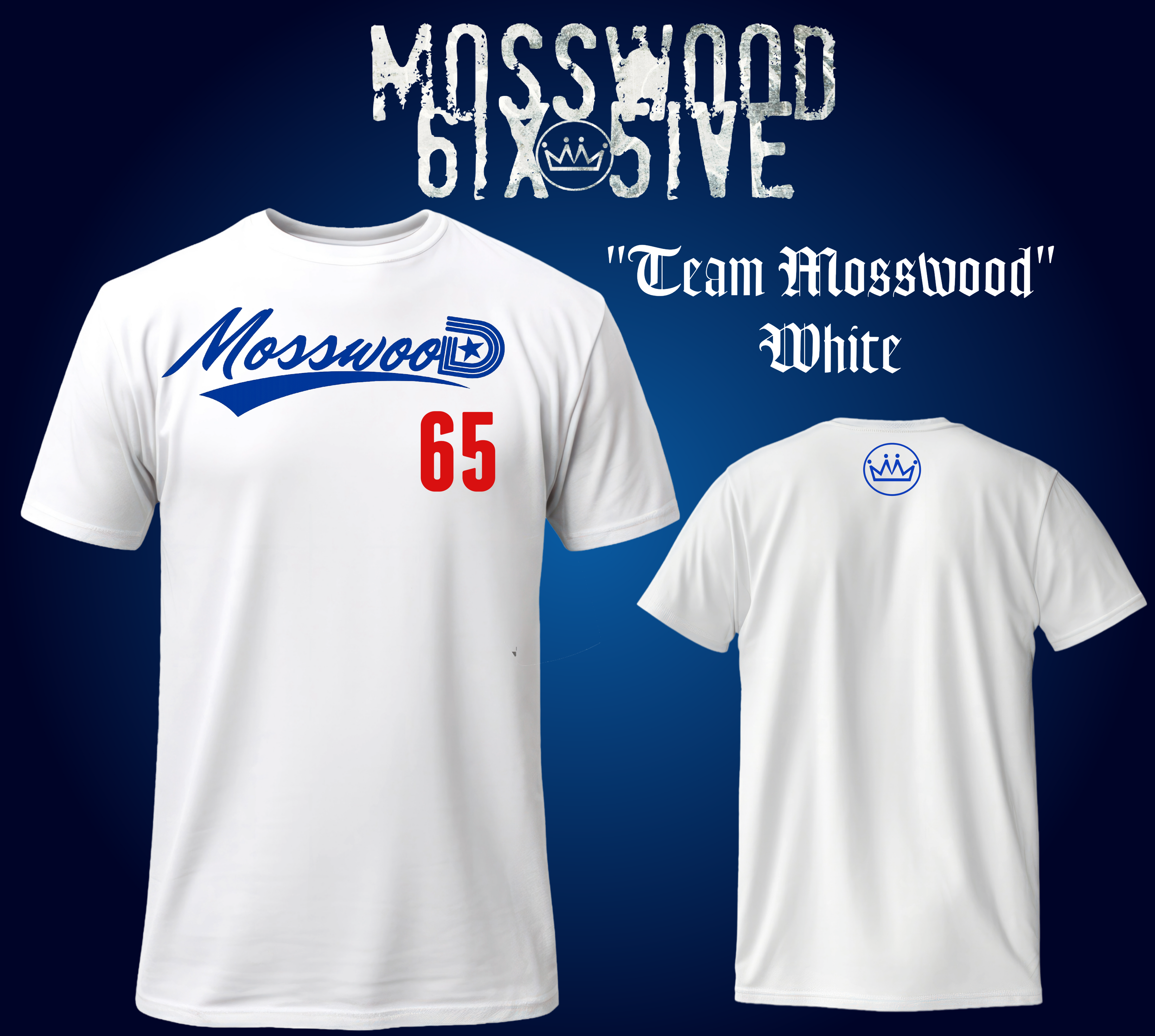 Mosswood 6ix 5ive "Team Mosswood White' T-Shirt