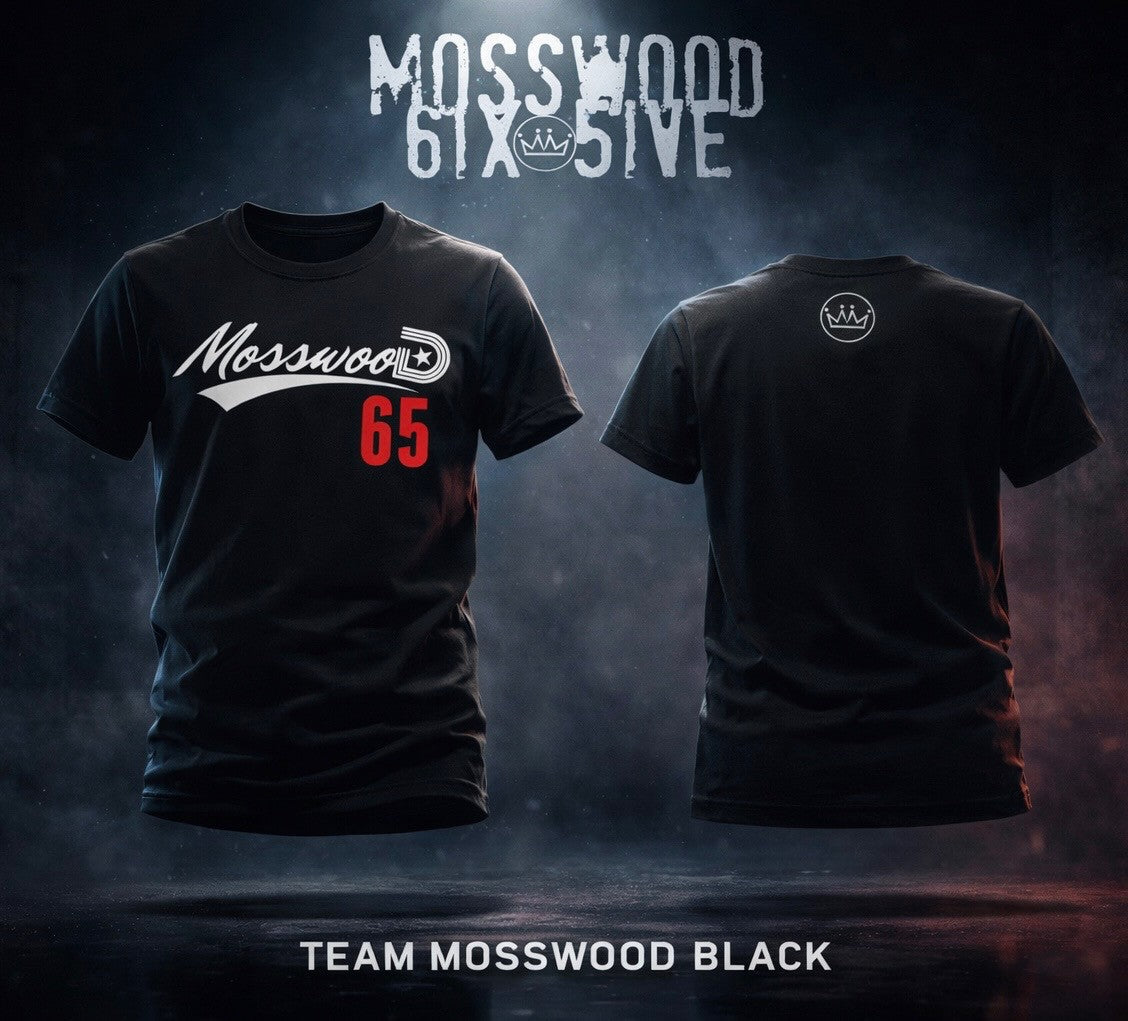 Mosswood 6ix 5ive "Team Mosswood Black" T-shirt