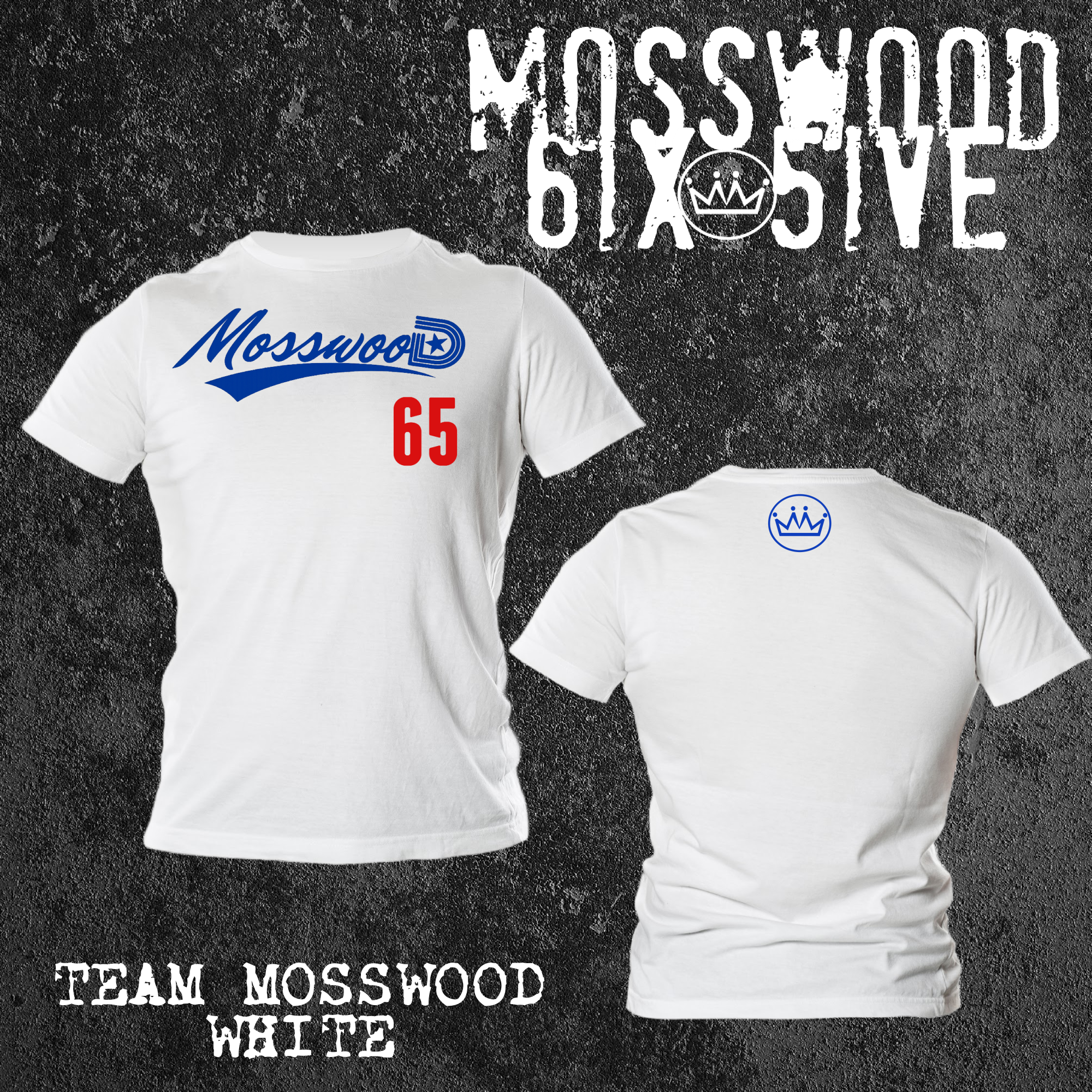Mosswood 6ix 5ive "Team Mosswood White' T-Shirt