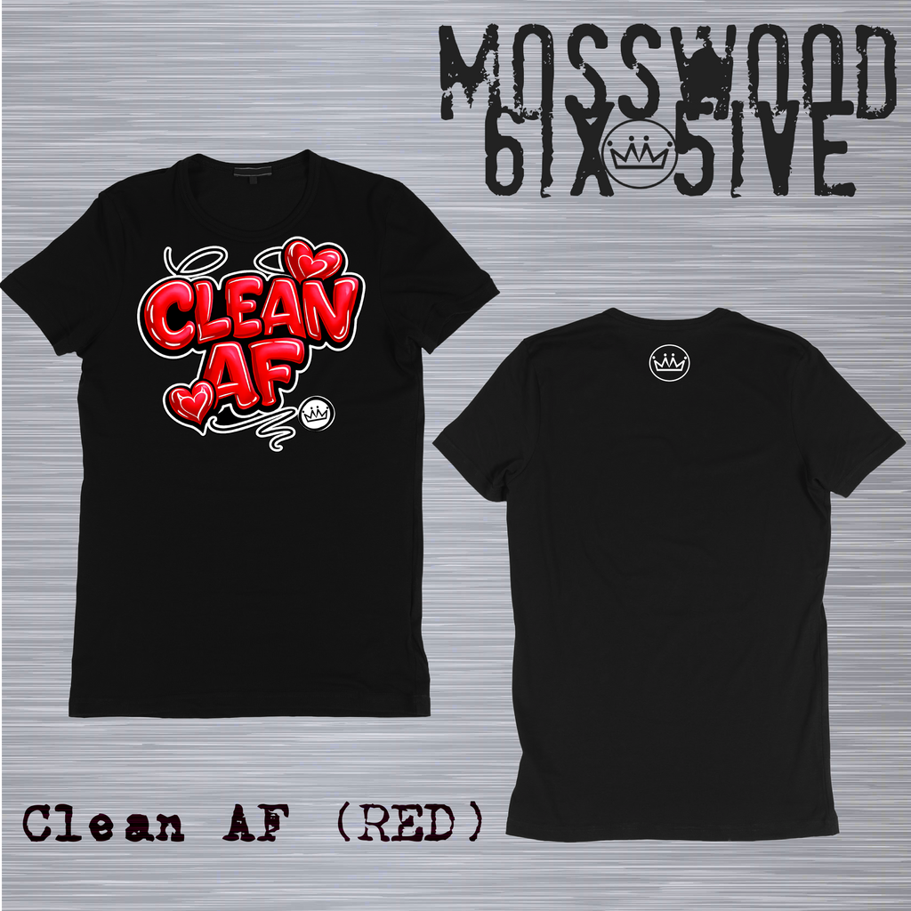 Clean AF (red) T-shirt