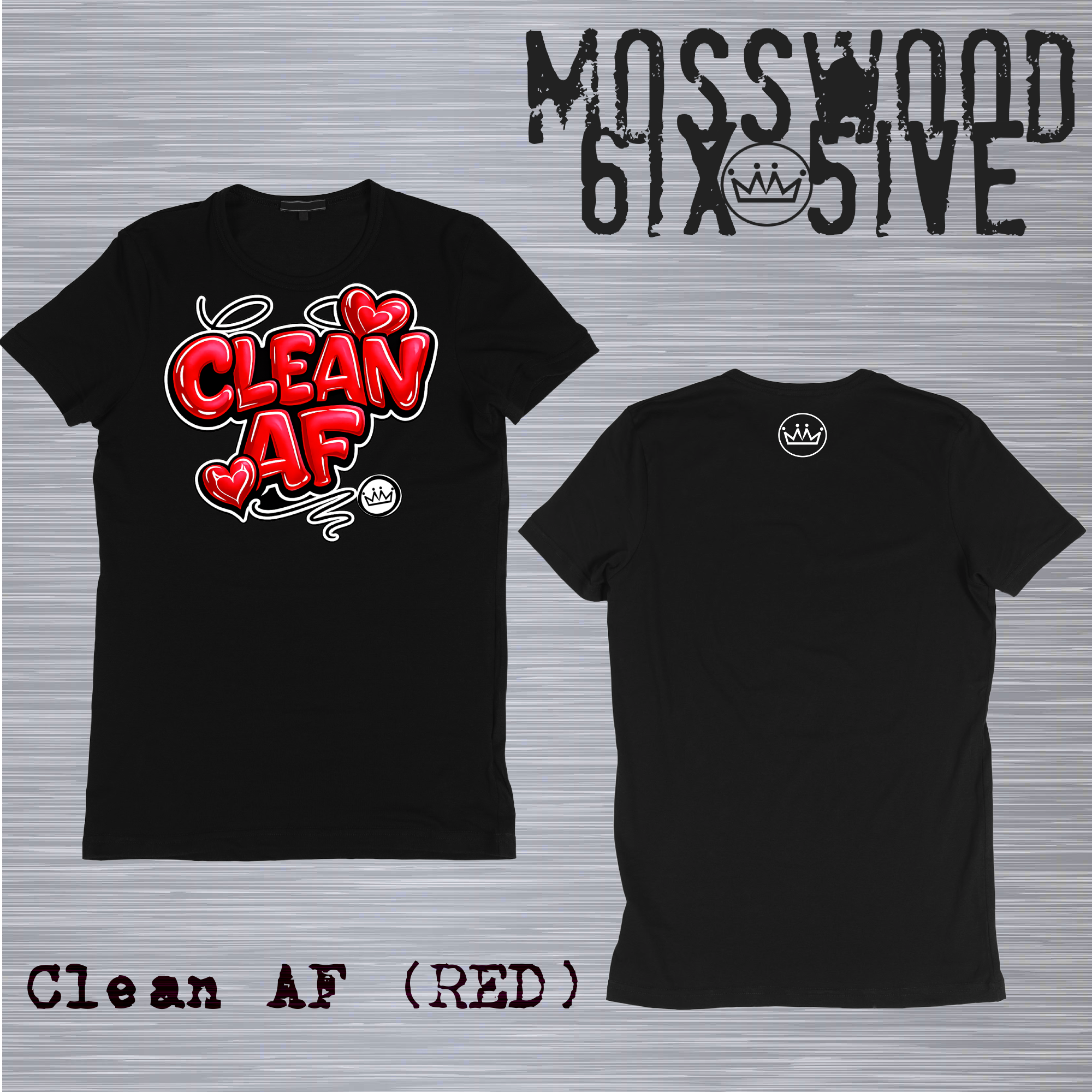 Clean AF (red) T-shirt