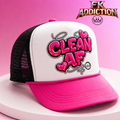 Clean AF / Pink / Trucker Hat