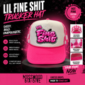 Mosswood 6ix 5ive "Lil Fine Sh!t" hot pink checkered trucker hat