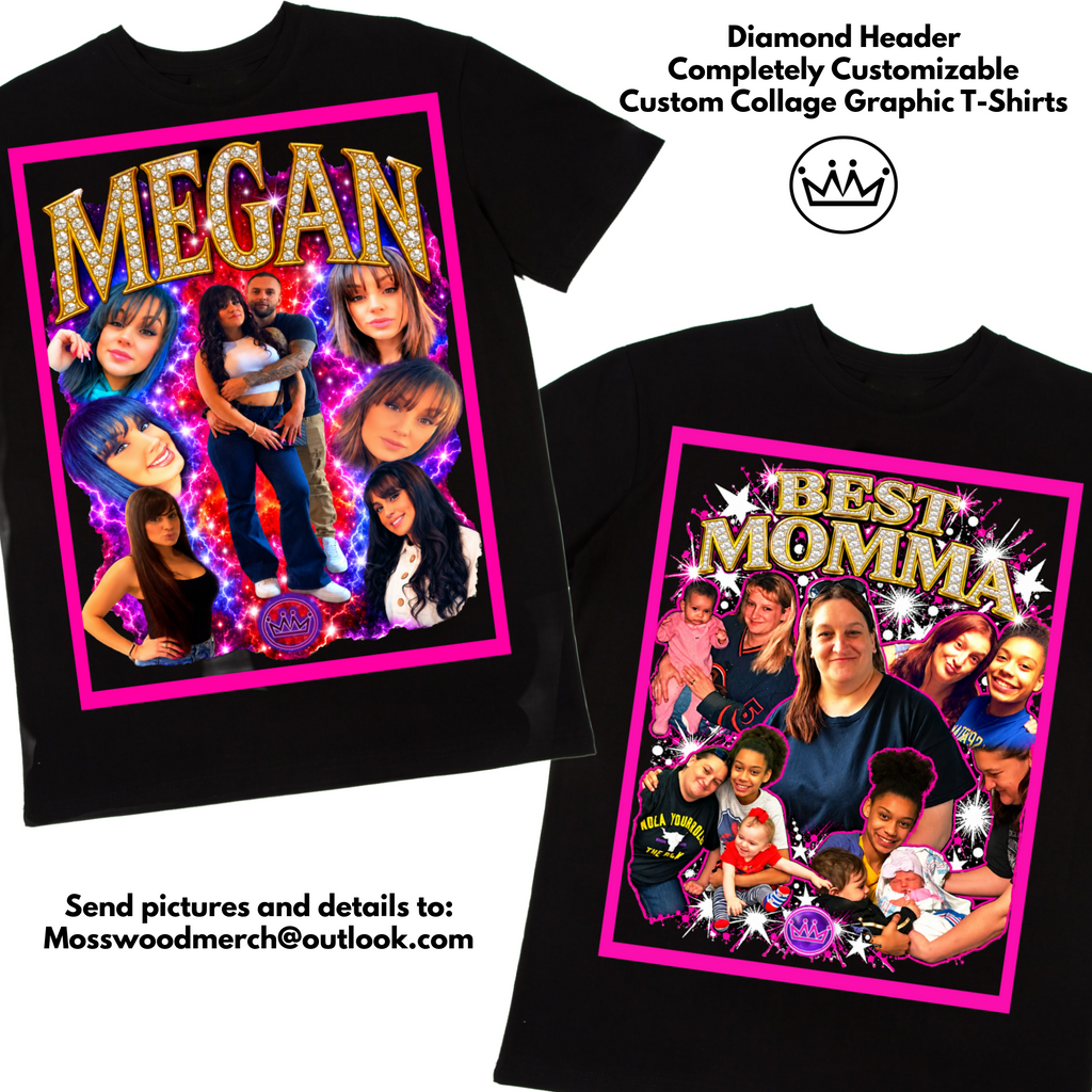 Custom Collage Graphic T-Shirt