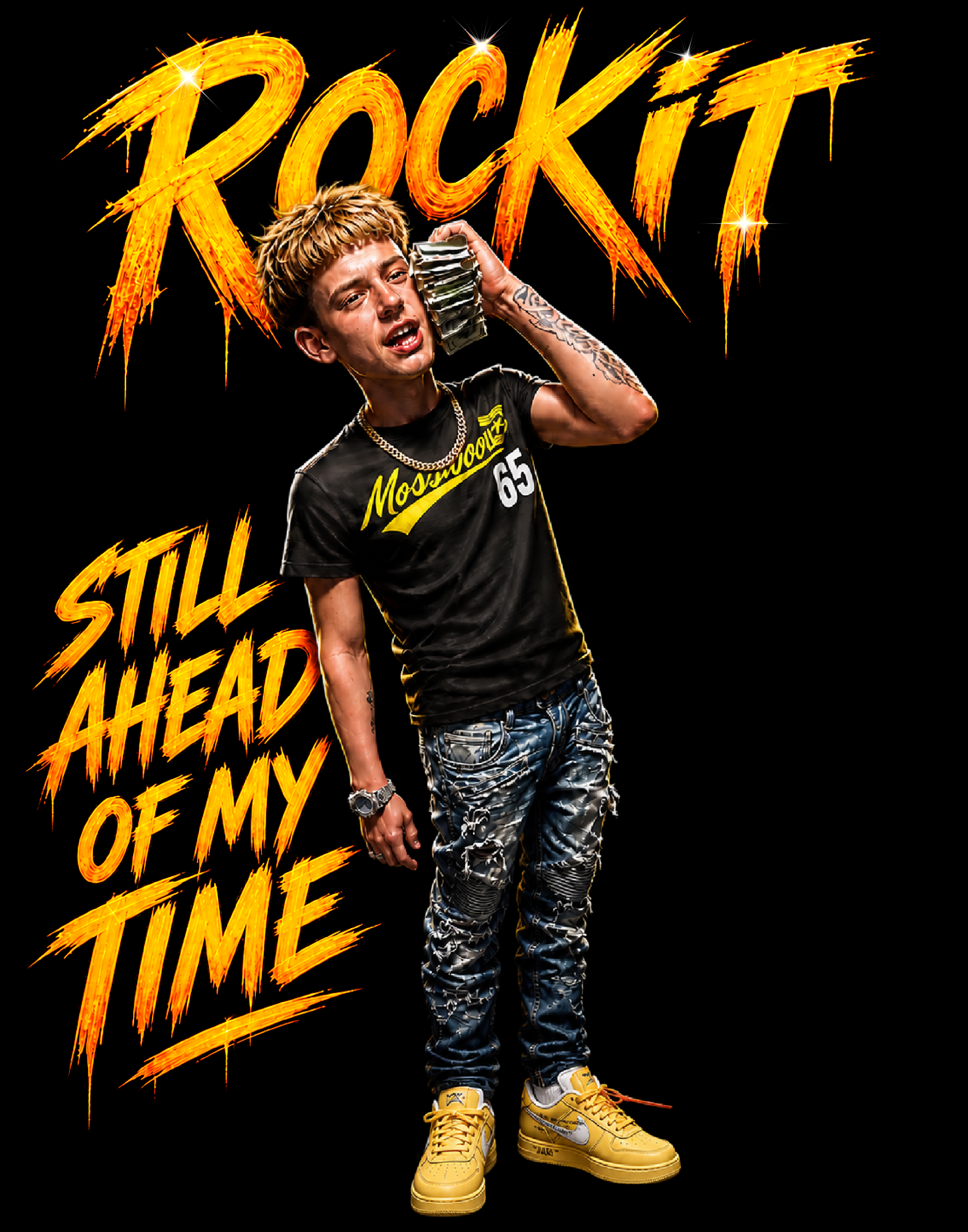 Rockit / Still ahead of my time / artist merch / T-shirt